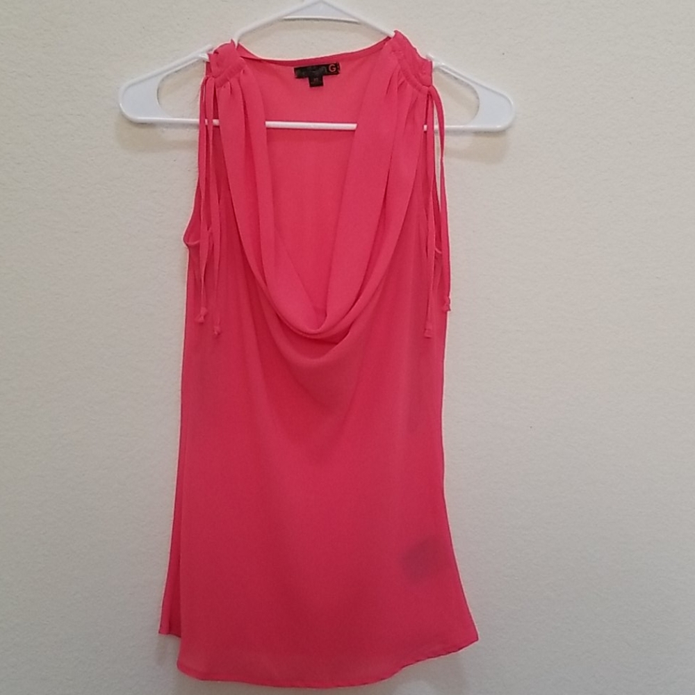 Extra small pink G by Guess top